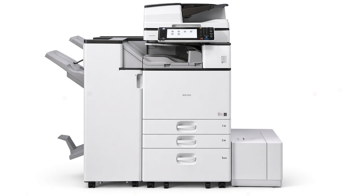 Ricoh MP 6054SP, vista bandejas
